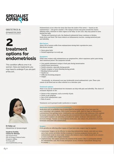2 Treatment Options for Endometriosis